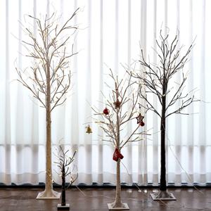 감성가득 LED 전구 자작나무트리 크리스마스트리 조명 120cm 2color