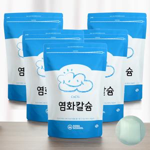 제습제 리필용 구슬타입 염화칼슘1kg 5개+방수투습지8장