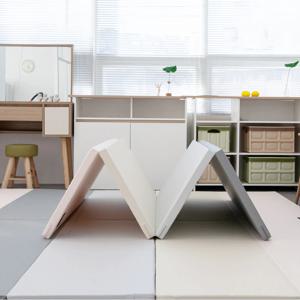 프리미엄 일반형 4단 폴더매트 유아 놀이방매트 120x200