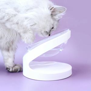 강아지 고양이 투명 수반 물그릇 1+1