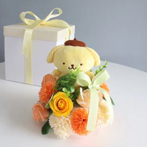 정품인형 폼폼푸린 인형케익 케익상자 포함 산리오 캐릭터인형