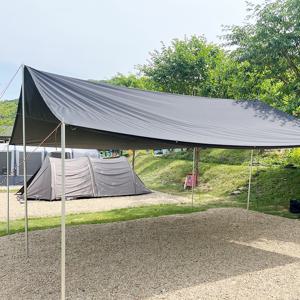 캠핑 렉타 타프 블랙코팅 그늘막 립스탑 4.4x6m