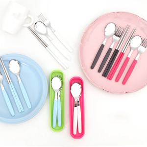 픽미 컬러 아동 수저 포크 세트 6colors