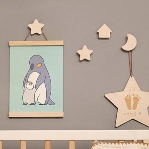 모양 자작나무 우드 꼭꼬핀 꼬꼬핀 나무 벽걸이 후크 소품걸이 집 별 달
