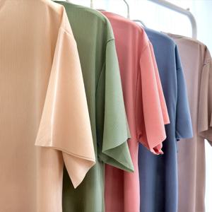 여름 골지 여성 아이스실크 냉장고 원피스잠옷+파우치 증정