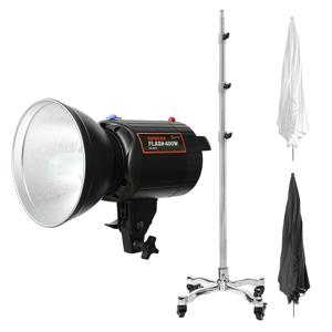 썬빔플래시 스트로보 사진 촬영 순간광 조명 장비 엄브렐라 이동식스탠드 세트