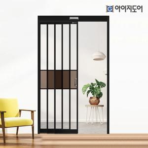 2.8 초슬림 자동 중문 3연동 행거(레일없음, 편리성UP) 15mm 복층유리_카푸치노