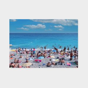 France Nice Beach 프랑스 니스 바다 / 인테리어 사진 포스터
