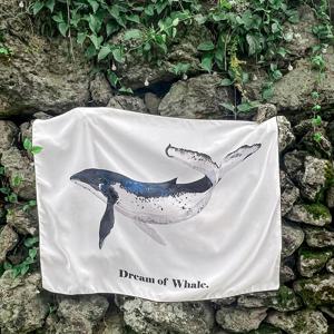 푸른빛 고래의 꿈, 쉬폰 패브릭 포스터 / 04 Dream of Whale /