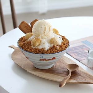 빨간꽃 빙수볼 팔빙수 화채볼 아이스크림볼