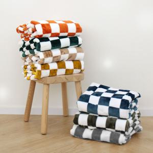 체커보드 극세사 무릎담요 체크 미니 블랭킷 여름 에어컨담요 7colors
