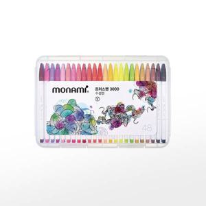모나미 수성펜 프러스펜세트 (0.3mm48색)