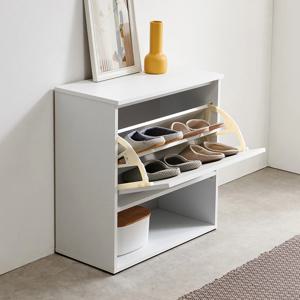 마린 베이직 좁은 슬림 폴딩 신발장 수납장 2colors