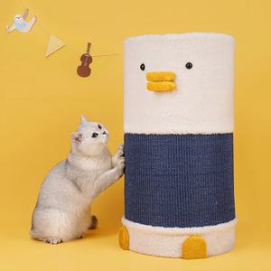 고양이 오리 디자인 2층 동굴 숨숨집 스크래쳐 하우스 집
