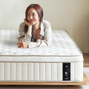 [쿠폰가 14.4만] [무료내림] 베어플러스 25cm 독립스프링 양모 필로우탑 매트리스