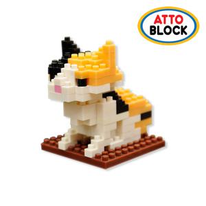 나노블럭 반반고양이