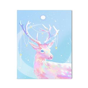 DIY LED 보석십자수 - 핑크사슴 LB59 (40x50)