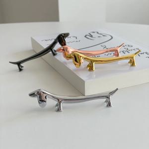 닥스훈트 커트러리 받침 실버 수저 받침 젓가락