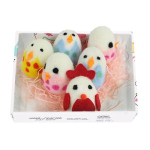 양모볼 선물박스 치킨에그 6pcs