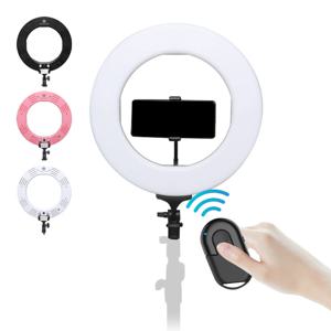 링라이트 35.56cm 유튜브 유튜버 방송 촬영 조명 블루투스 리모컨 세트