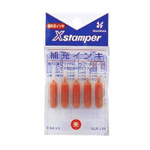 엑스스탬프 잉크 XLR-11N(60x60x10mm카트리지RED)