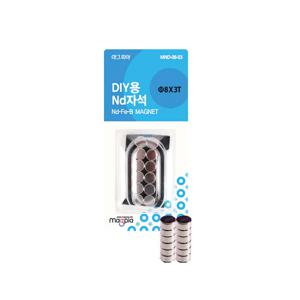 마그피아 ND자석 원형(파이8x3mm 12입)