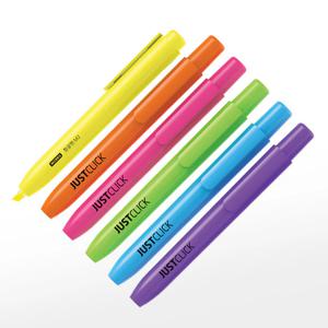 모리스 저스트클릭 M 형광펜 노크식(낱개)