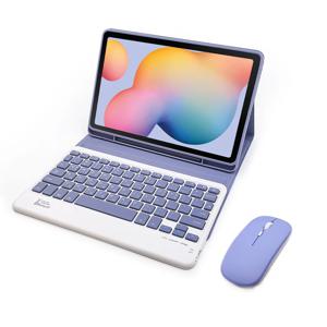 갤럭시탭S6 Lite 10.4 콤비 블루투스 키보드 마우스 S펜수납 케이스 p610
