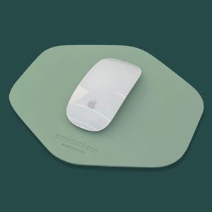 프리미엄 가죽 마우스 매트 책상 패드_아일랜드 민트