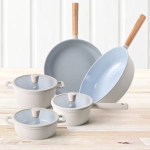 [리퍼] 국내생산 독일브랜드 IH 인덕션 냄비/프라이팬 5P세트 B형