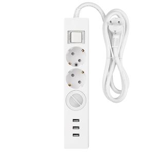 국산 USB 3포트 과부하 3구 멀티탭 (5V,3A USB 충전기) 1.5m/3m/5m