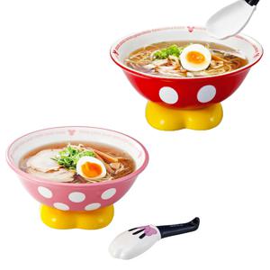 [해외] 디즈니 미키마우스 라면그릇 스푼세트