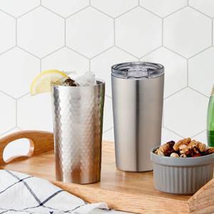 1+1 이중스텐 보온보냉 텀블러 350ml+뚜껑증정 2type