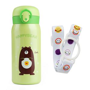 미니 보온 보냉병 텀블러 유아 어린이 원터치 물병 350ml