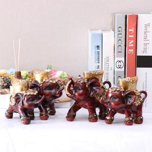 금전운 집들이 개업선물 금괴코끼리장식품 009 4P SET