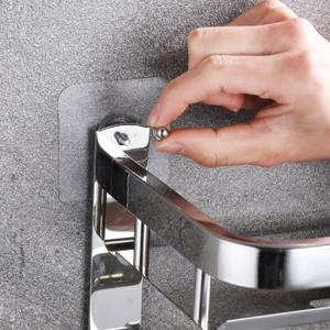 4p+4p 접착식 무타공 선반 시계 액자 걸이 나사 후크