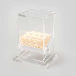 스마트 이쑤시개 통 홀더 요지 수동 디스펜서