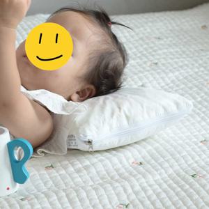 한잠푹 유아동 특허이중베개 편백+바이오 베개커버 미포함 2size