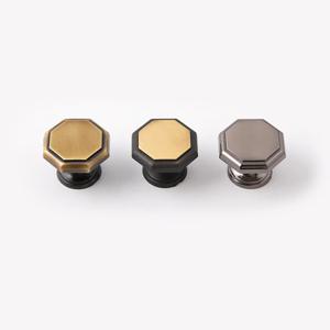 가구손잡이 1구 팔각모 3 color