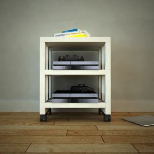 플스선반 2단 바퀴형