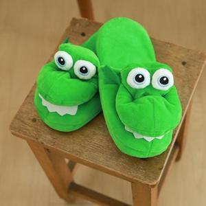 입벌리는 악어 인형 슬리퍼