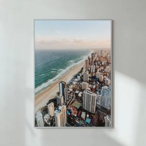 바다 해변 감성 풍경 인테리어 포스터 액자, Catch the wave