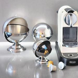 스텐 304 캡슐커피 보관함 슈가볼 간식 캔디통 인테리어소품 오브제