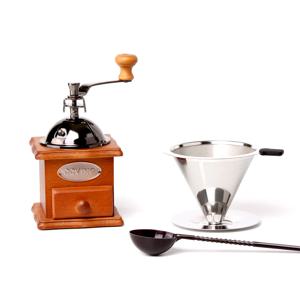 커피분쇄기 핸드드립세트 메이 스텐파인드립커피세트 원두가는기계 홈카페 커피용품