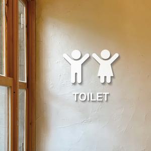 이지렛 TOILET 픽토그램 아크릴 도어사인 입체글자