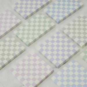 감성 문구 체커보드 떡메 메모지 5color