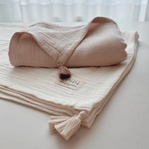 3중 모달거즈 사계절 낮잠이불 아기 블랭킷 2colors