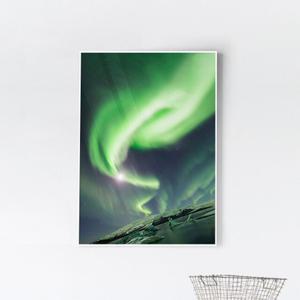인테리어 액자 오로라 캔버스  패브릭 포스터