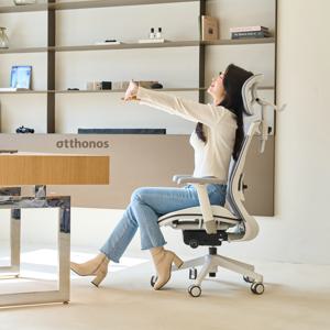편한 컴퓨터 책상 사무용의자 TX370리닛 풀메쉬
