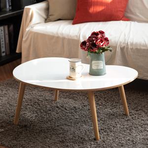 원목화이트 피넛 거실테이블 / 밥상 / 찻상 / 좌탁 / 티테이블